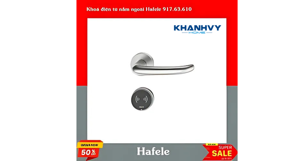 Một số ưu điểm nổi bật của khoá điện tử nắm ngoài Hafele 917.63.610