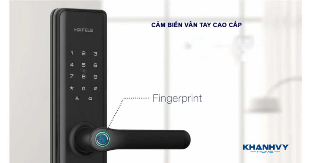Khóa điện tử Hafele DL7600 912.20.232 cảm biến vân tay cao cấp