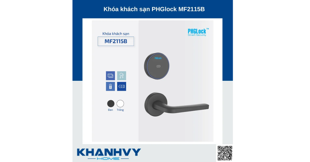 Đặc điểm nổi bật của sản phẩm khóa khách sạn PHGlock MF2115B - L