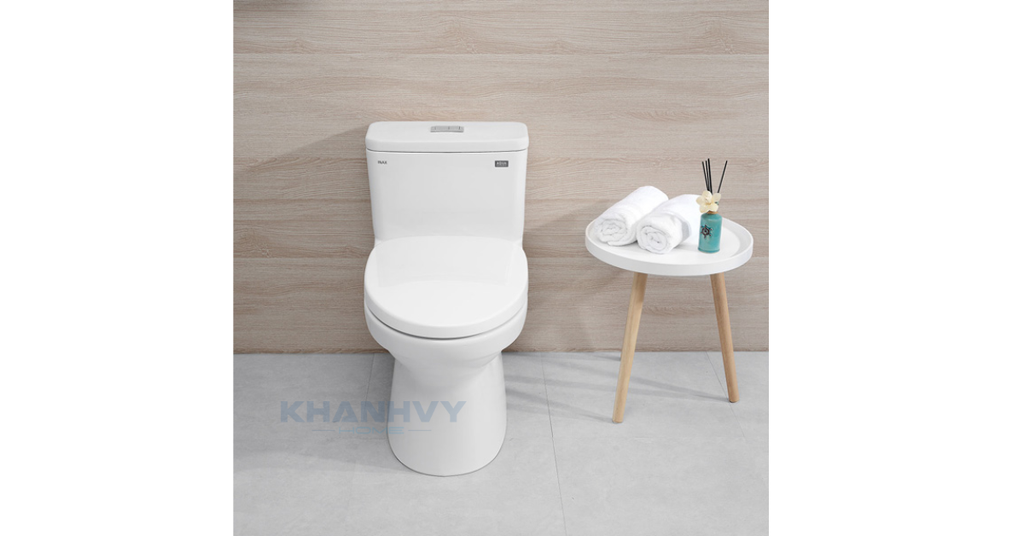 Bồn cầu 1 khối INAX AC-969VN với thiết kế sang trọng kết hợp công nghệ men sứ độc
