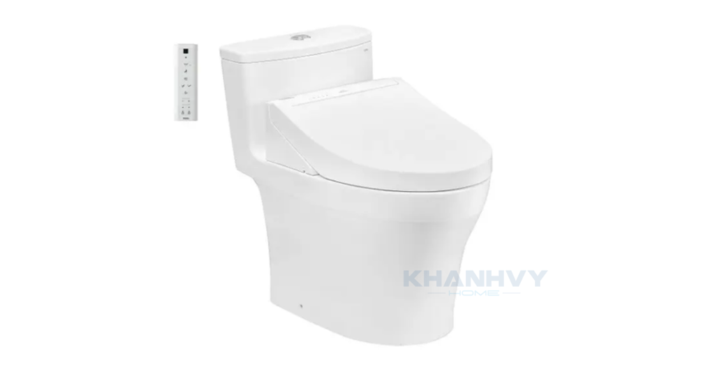 Hình ảnh minh họa sản phẩm bàn cầu một khối TOTO MS885CDW15XW