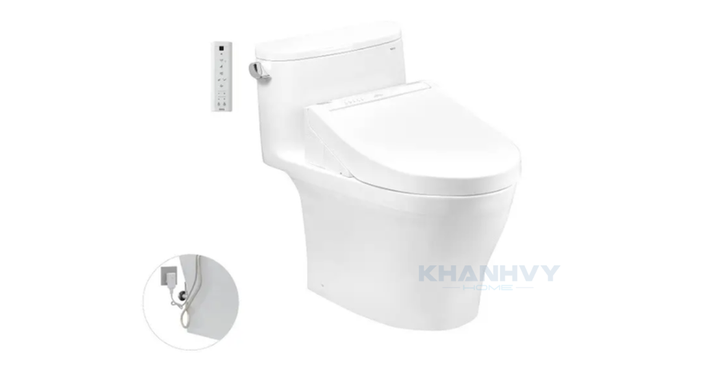 Hình ảnh minh họa sản phẩm bàn cầu một khối TOTO MS887RW14XW