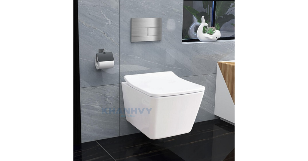 Bồn cầu TOTO CW522EA/TCF803CZ với thiết kế treo tường và két nước âm tường