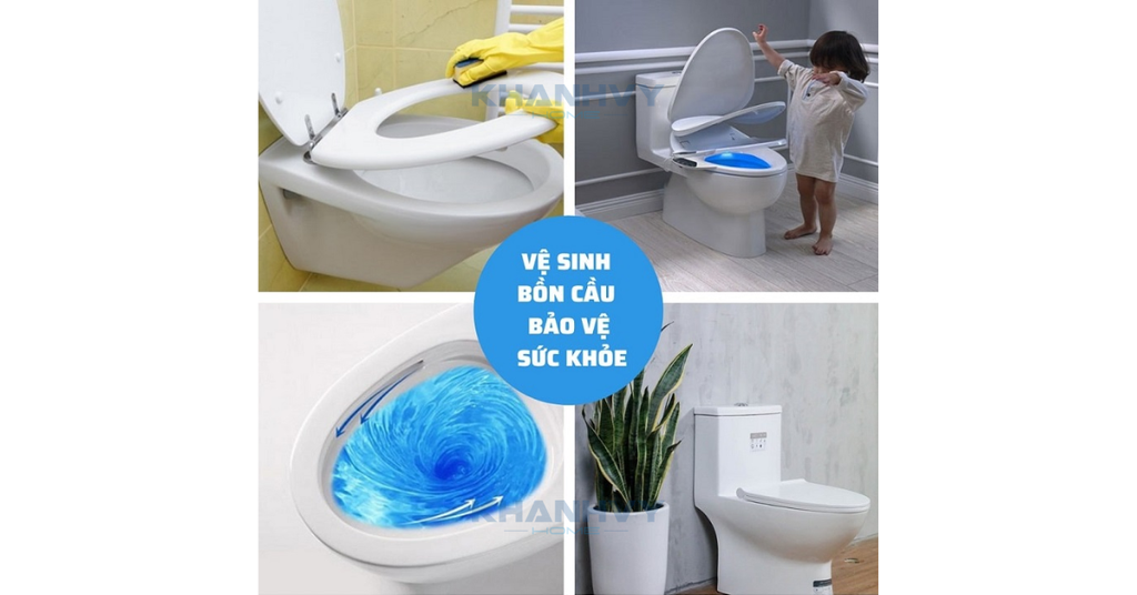 Sử dụng và vệ sinh bàn cầu định kỳ
