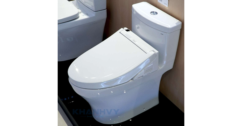 Bồn cầu một khối TOTO MS889DRW14XW với thiết kế nguyên khối hiện đại