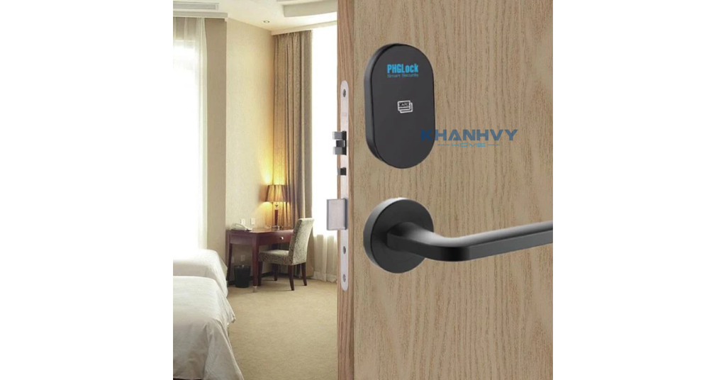 Khóa khách sạn PHGlock MF2114B - R là khóa mở phải, sở hữu nhiều tính năng hiện đại