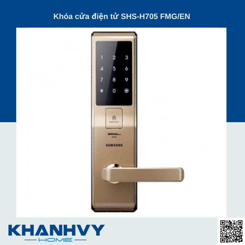  Khóa cửa vân tay Samsung SHS-H705 FMG/EN