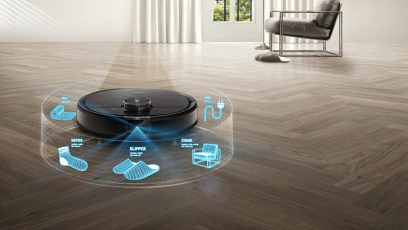 Ecovacs Deebot Ozmo T8 AIVI có thể theo dõi từ xa thông qua quá trình quản lý và theo dõi của hệ thống AIV