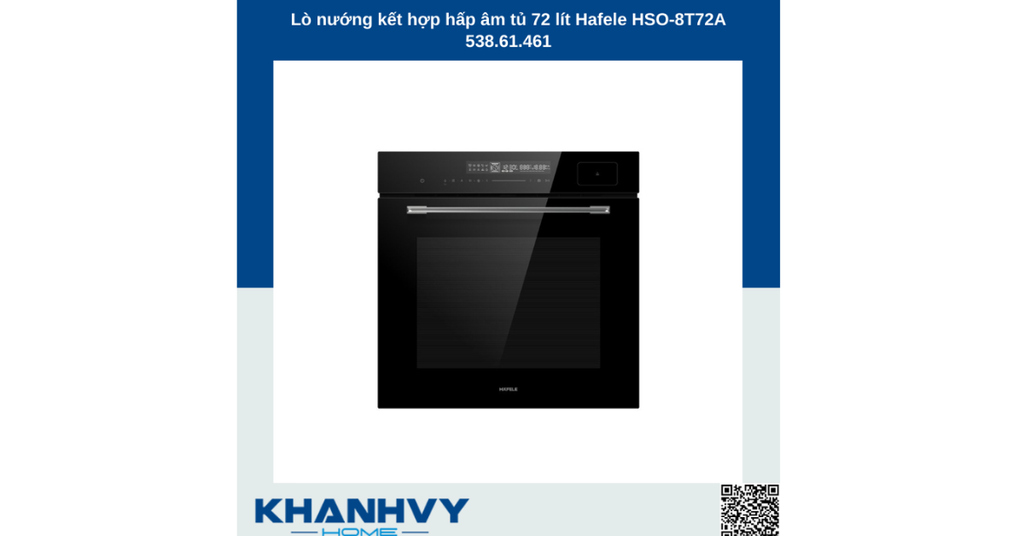 Lò nướng kết hợp hấp âm tủ 72 lít Hafele HSO-8T72A