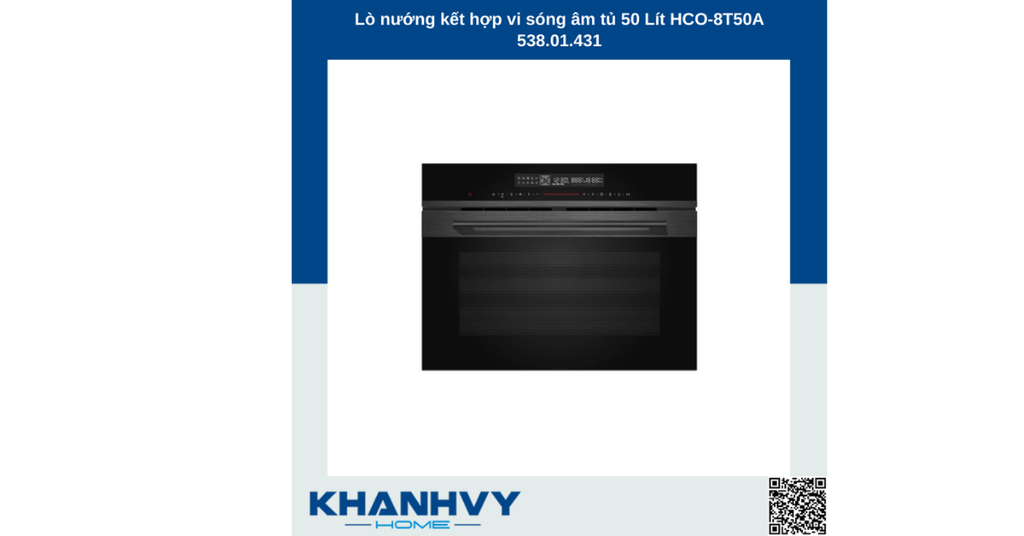 Lò nướng kết hợp vi sóng âm tủ 50 Lít HCO-8T50A