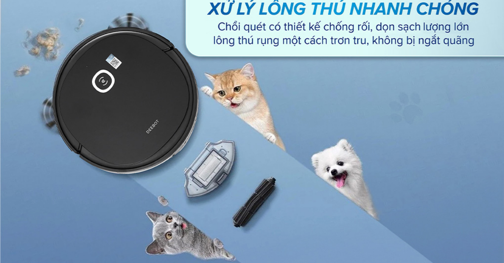 Lực hút 1500Pa – Làm sạch hiệu quả trên nhiều bề mặt