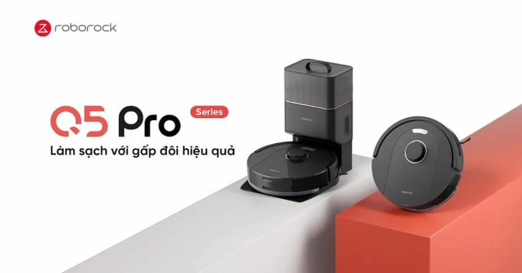 Lực hút 5.500Pa với chổi con lăn kép DuoRoller
