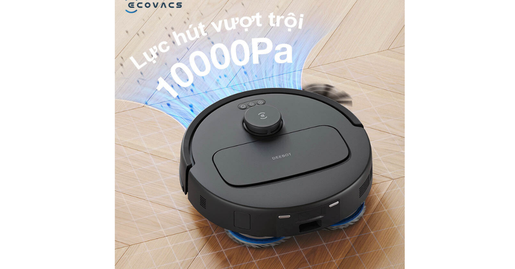 Lực hút mạnh mẽ 10.000Pa