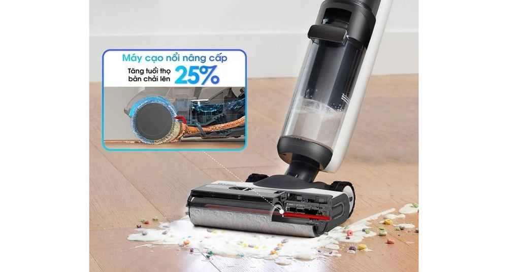 Lực hút mạnh mẽ 22.000 Pa
