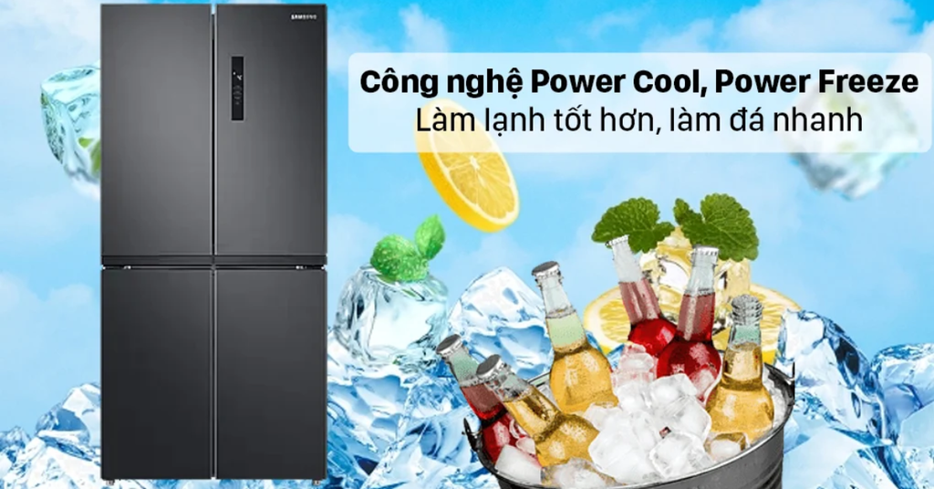 Làm lạnh nhanh với Power Cool và làm đá nhanh Power Freeze