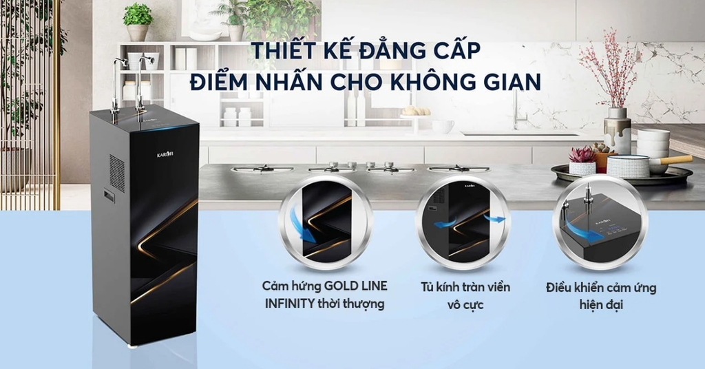 Lắp đặt máy tại vị trí bằng phẳng, gần nguồn điện và nguồn nước sạch
