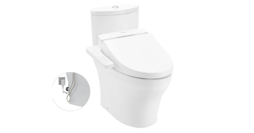 Chất liệu sứ cao cấp, bề mặt men sáng bóng, chống bám bẩn, dễ dàng lau chùi.