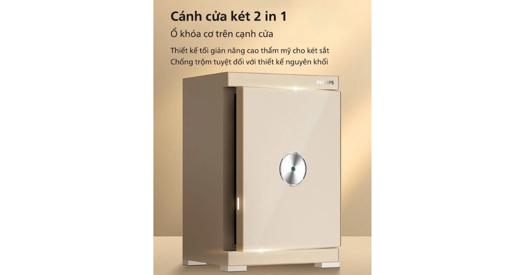 Tính năng bảo mật kép trên két