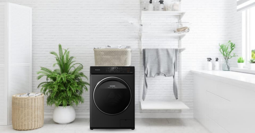Máy giặt sấy Panasonic NAS96FC1LVT giặt 9 kg sấy 6 kg Inverter