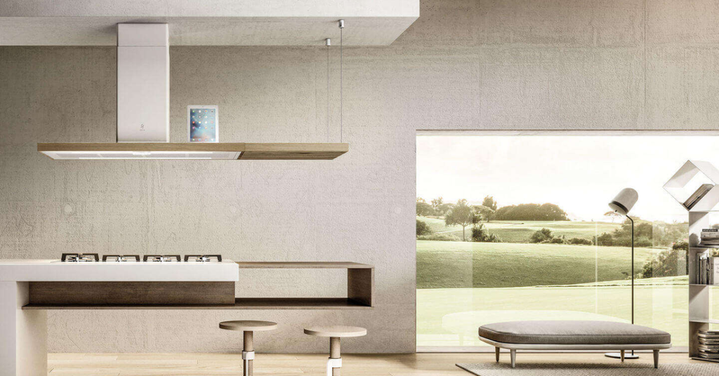 Máy hút mùi đảo Elica BIO ISLAND WH/A/120X53 ROVERE PRF0120967