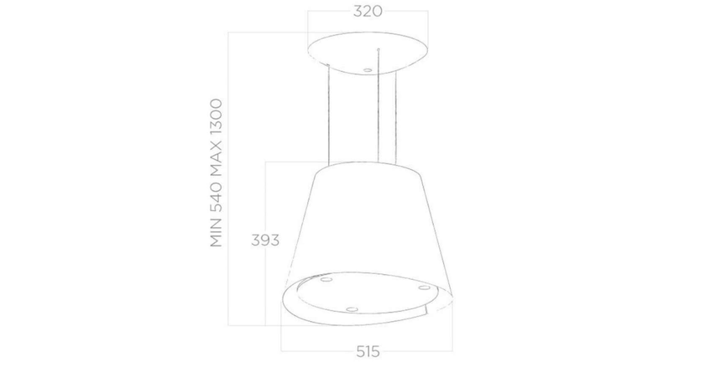 Máy hút mùi đảo Elica EASY BL/F/50 PRF0120352