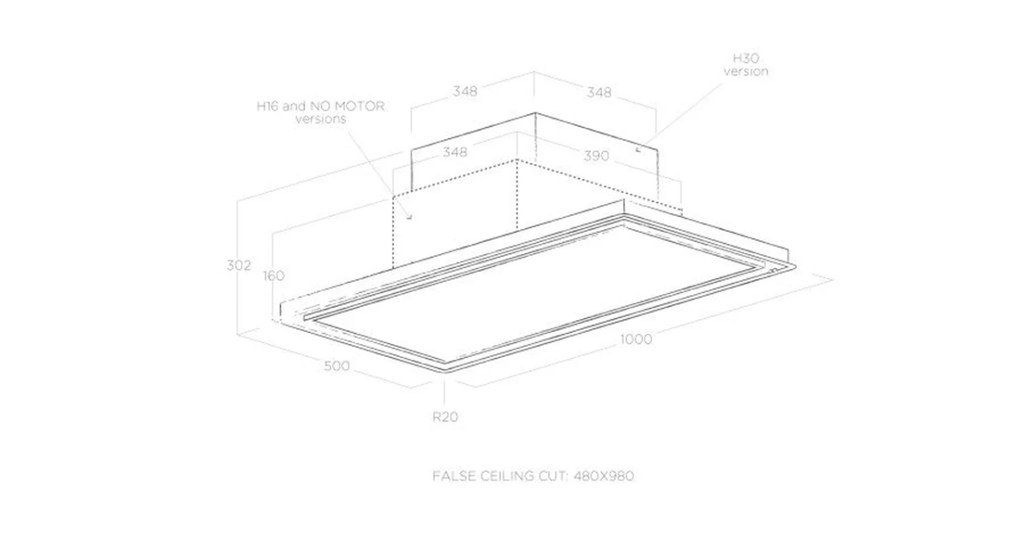 Máy hút mùi Elica SKYDOME H30 A/100 PRF0146232
