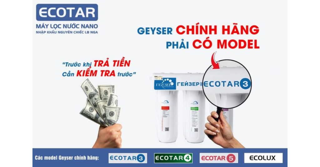 Máy lọc nước Geyser Ecotar 3