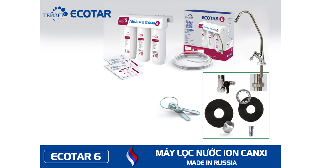 Máy lọc nước Ion Canxi Geyser Ecotar 6