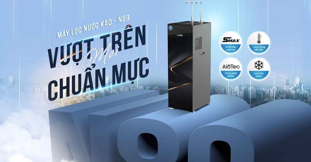 Máy lọc nước nóng lạnh Karofi KAD-N89