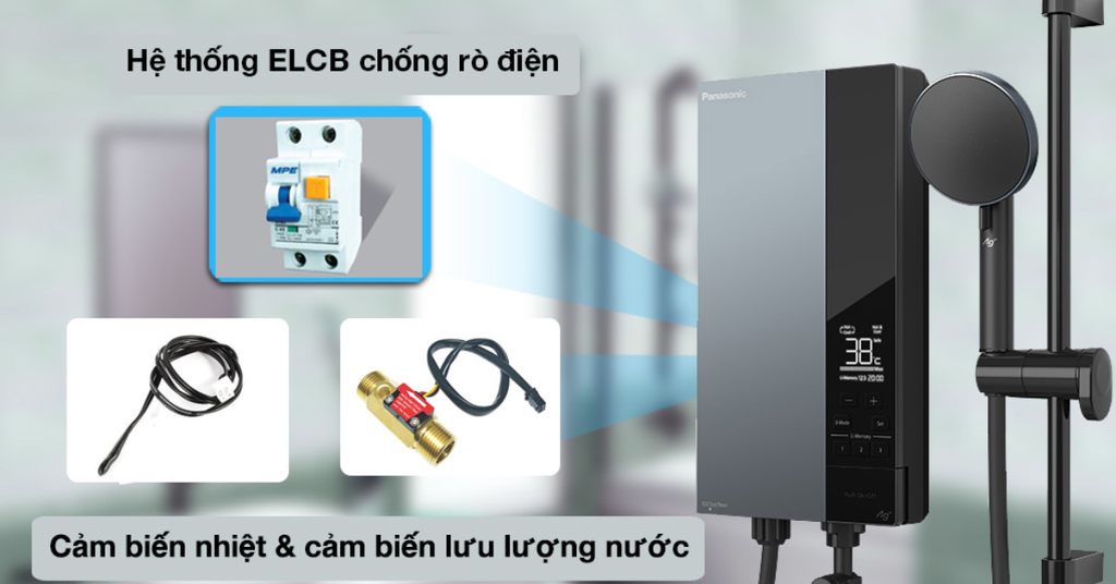 Máy nước nóng Panasonic DH4UD1VZ trực tiếp