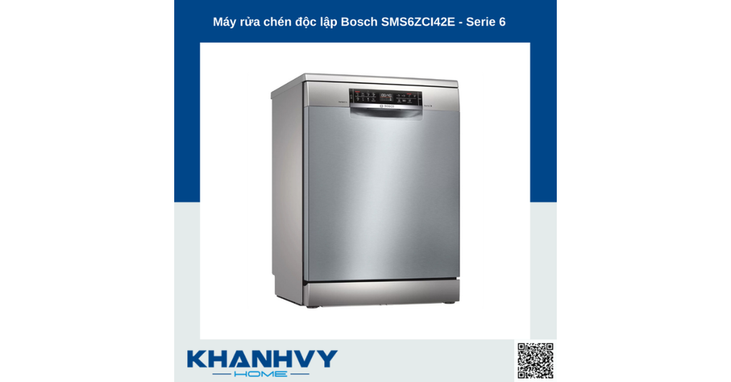 Máy rửa chén Bosch SMS6ZCI42E Series 6