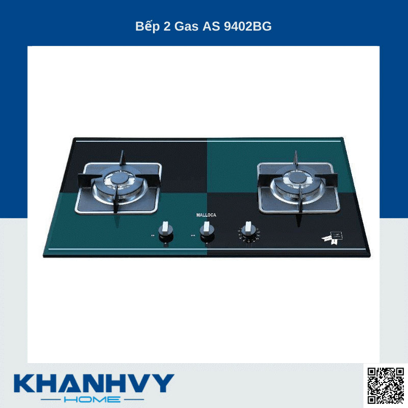 Bếp 2 Gas Malloca AS 9402BG
