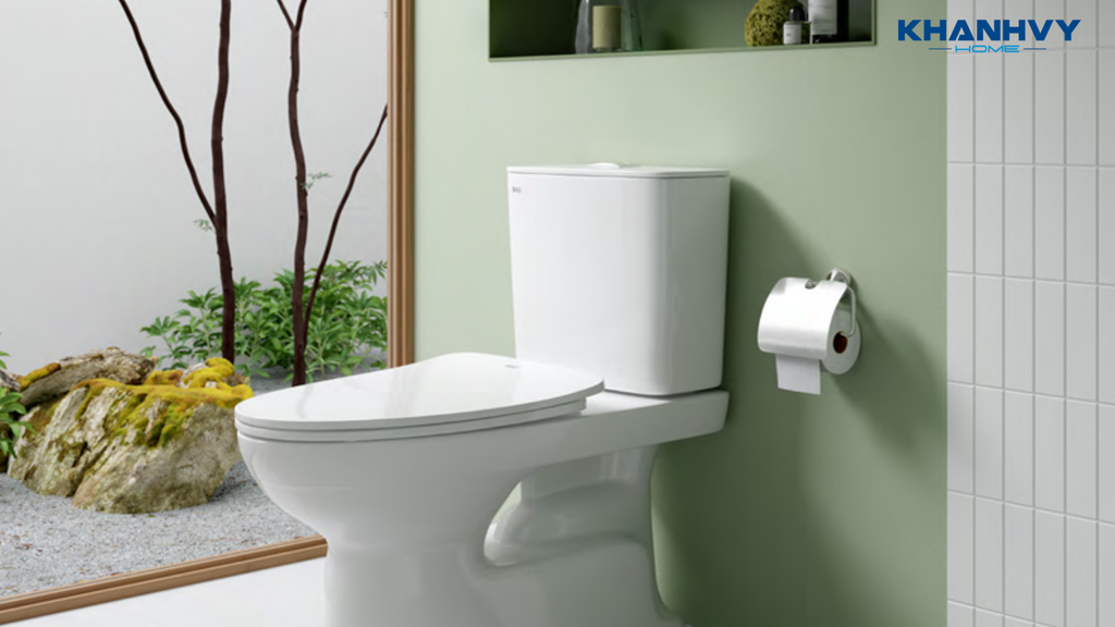 Nên lựa chọn bồn cầu có chất liệu và độ bền men sứ cao