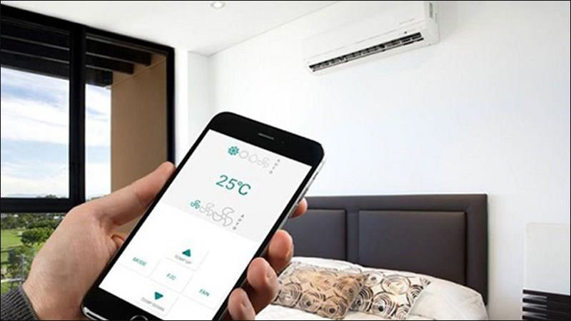 Điện thoại trở thành thiết bị điều khiển điều hòa vô cùng tiện lợi 