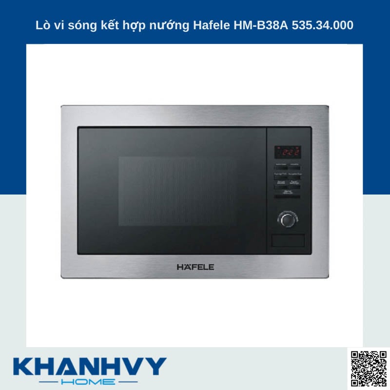 Lò vi sóng kết hợp nướng HM B38A của thương hiệu Hafele
