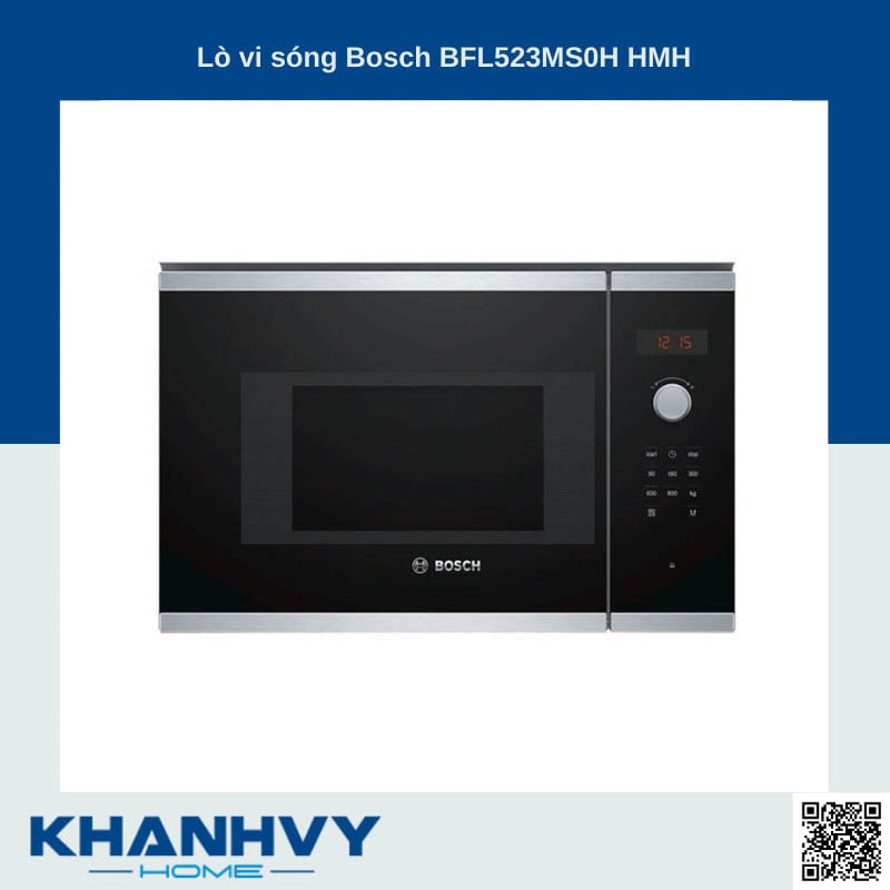 Lò vi sóng Bosch sở hữu chức năng nấu ăn tự động thông minh