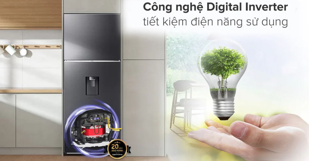 Công nghệ Digital Inverter tiết kiệm điện và bảo hành máy nén 20 năm