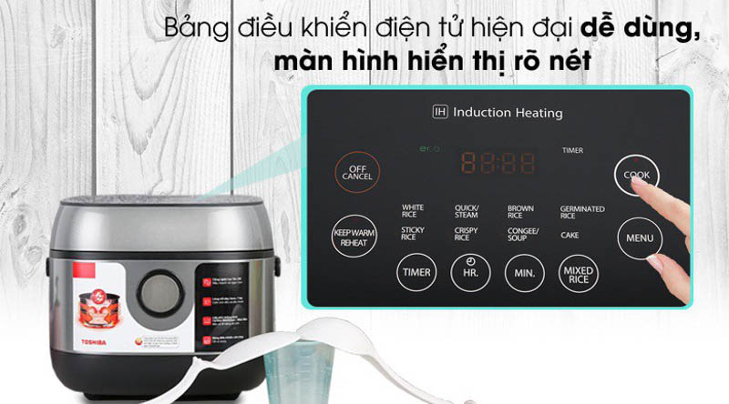 Bộ phận điều khiển của nồi cơm điện
