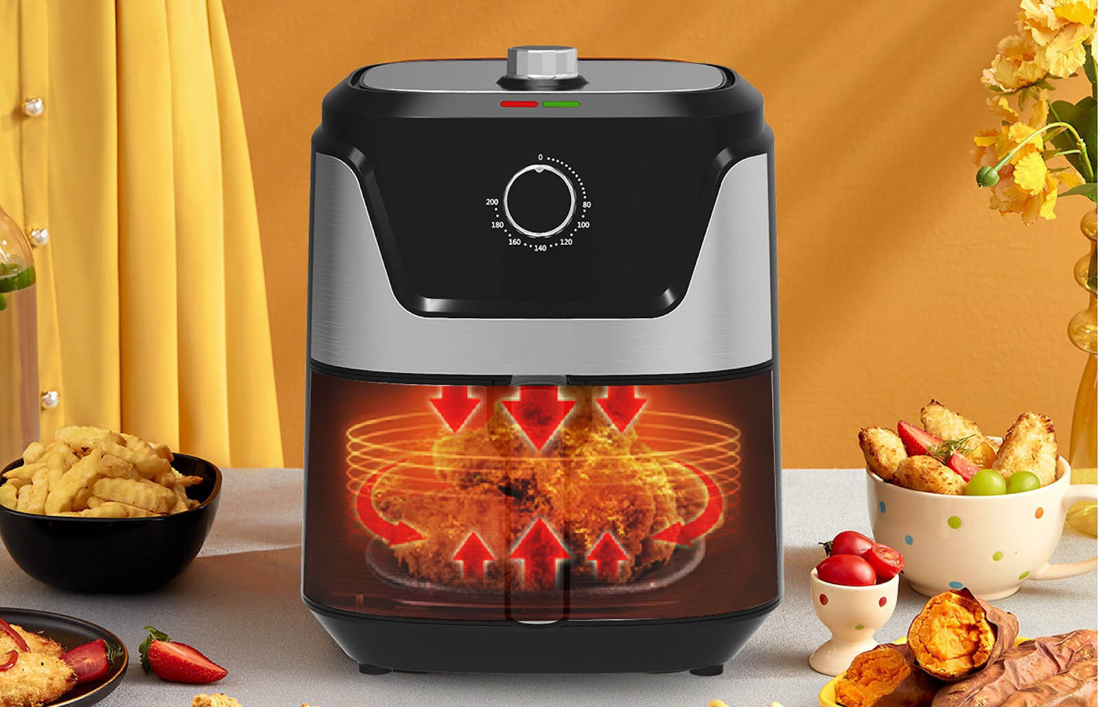 Nồi chiên tự ngắt khi nhiệt độ quá cao