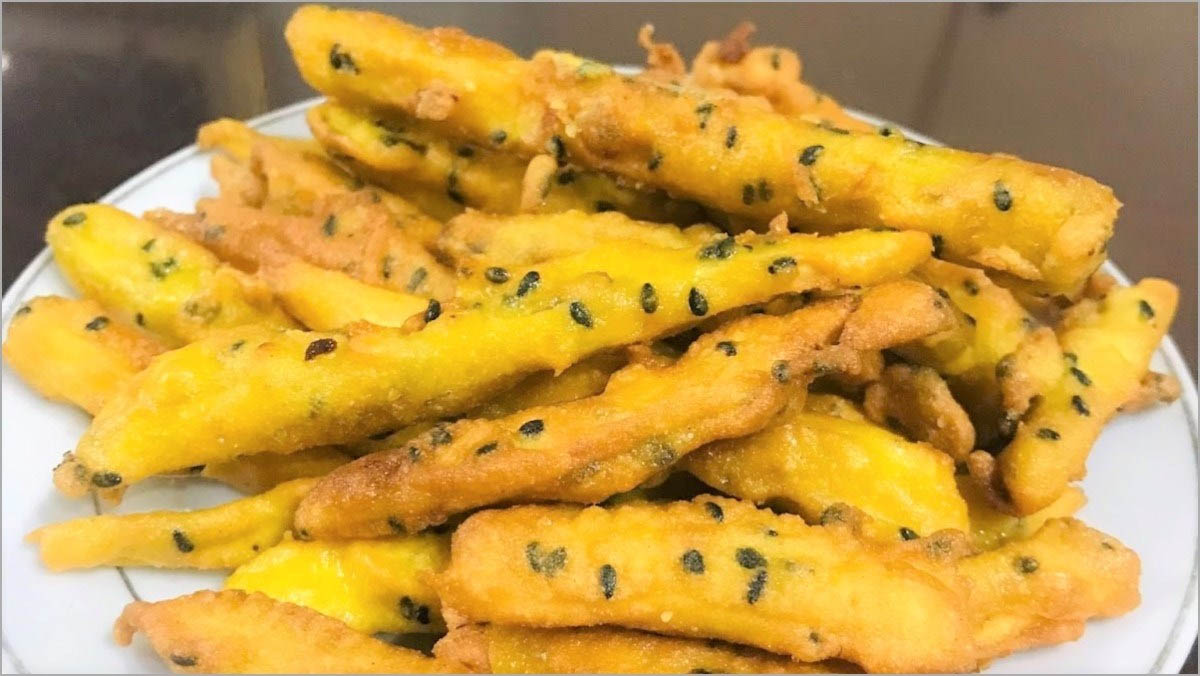 Trung bình cứ 100g khoai lang chiên sẽ chứa khoảng 325 calo