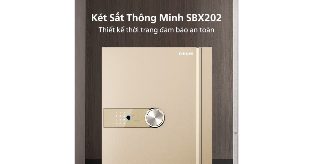 Thiết kế chắc chắn, thông minh bên trong két