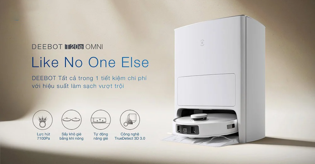 Robot Hút Bụi Ecovacs Deebot T20e Omni