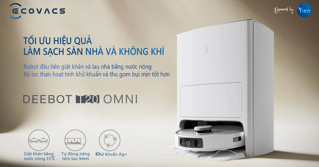 Robot hút bụi Ecovacs T20 OMNI