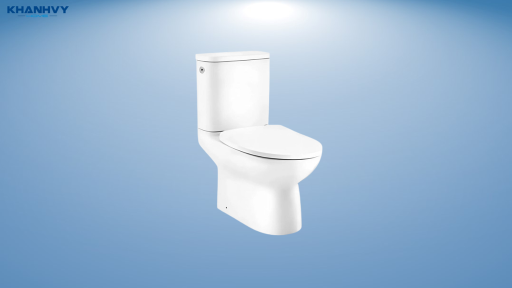 Bồn cầu 2 khối có két nước và thân cầu tách rời