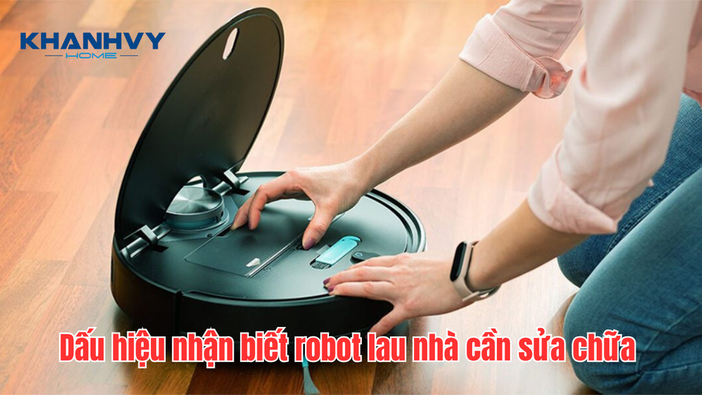Kiểm tra xem robot lau nhà đang gặp sự cố gì