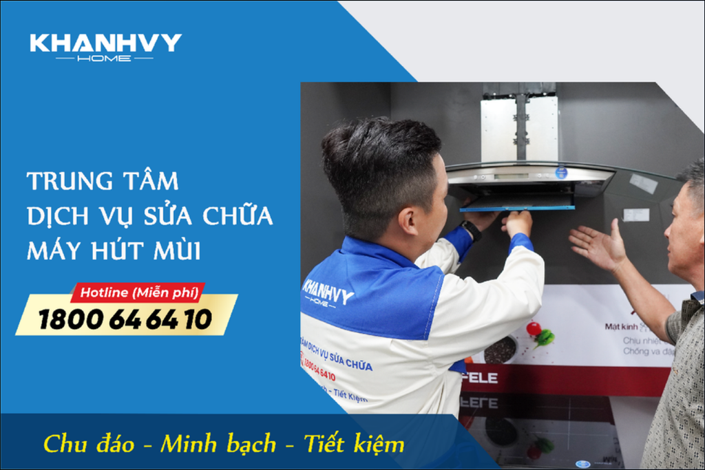 Quy trình sửa chữa máy hút mùi tại nhà