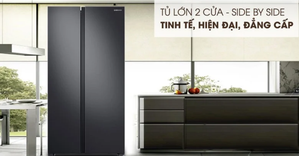 Tủ lạnh Side by Side Samsung RS62R5001B4SV