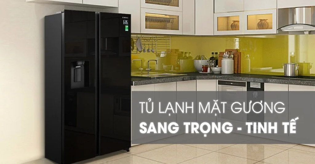 Tủ lạnh Side by Side Samsung RS64R53012CSV