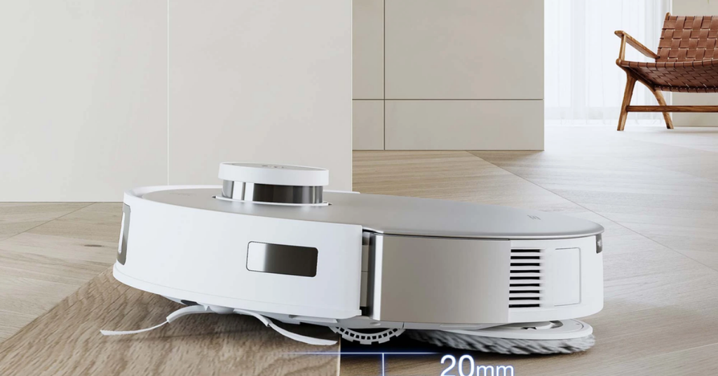 Tính năng nâng tấm lau tự động khi phát hiện thảm