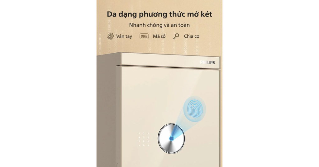 Đa dạng phương thức mở két